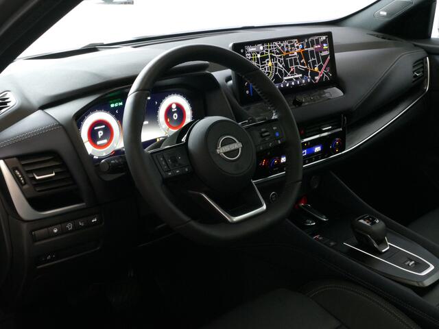 Nissan QASHQAI 1.3 MHEV 160PK TEKNA PLUS LEER PANO MASSAGE BOSE STOEL/STUUR/RUIT VERW MATRIX.LED ELEK.KLEP HEADUP 19''LMV 11/2023 28 Qashqai's op voorraad !