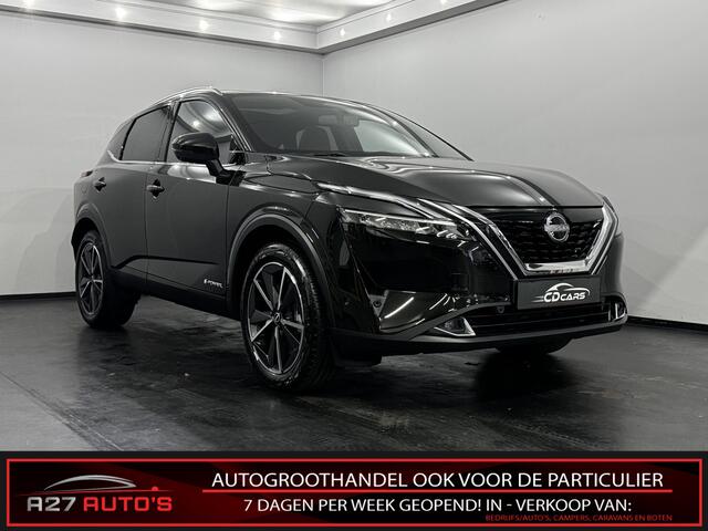 Nissan QASHQAI 1.5 e-Power Tekna plus Half leder, Pano, 360 Camera, Navi, Keyless start, 3 jaar garantie