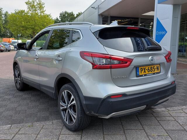 Nissan QASHQAI 1.2 DIG-T 116pk N-Connecta Design-Pack | Origineel NL | Navi | Clima | Cruise | Keyless Entry | Panoramadak | Pdc V+A+360 Camera | Rijstrook+Licht+Regensensor | Privacy Glass | 18''lm