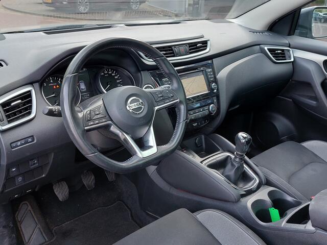 Nissan QASHQAI 1.2 DIG-T 116pk N-Connecta Design-Pack | Origineel NL | Navi | Clima | Cruise | Keyless Entry | Panoramadak | Pdc V+A+360 Camera | Rijstrook+Licht+Regensensor | Privacy Glass | 18''lm