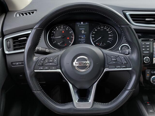 Nissan QASHQAI 1.2 DIG-T 116pk N-Connecta Design-Pack | Origineel NL | Navi | Clima | Cruise | Keyless Entry | Panoramadak | Pdc V+A+360 Camera | Rijstrook+Licht+Regensensor | Privacy Glass | 18''lm