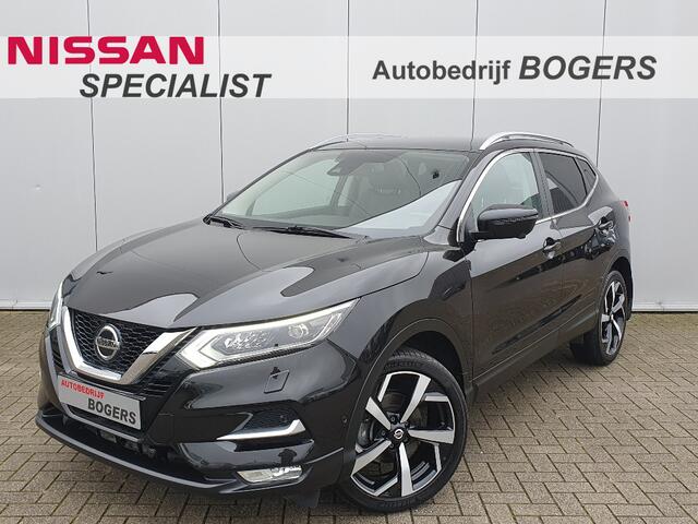 Nissan QASHQAI 1.2 Tekna Navigatie, Panoramadak, 360 Camera, Half Leder, 19"Lm, Climate Control, Cruise Control