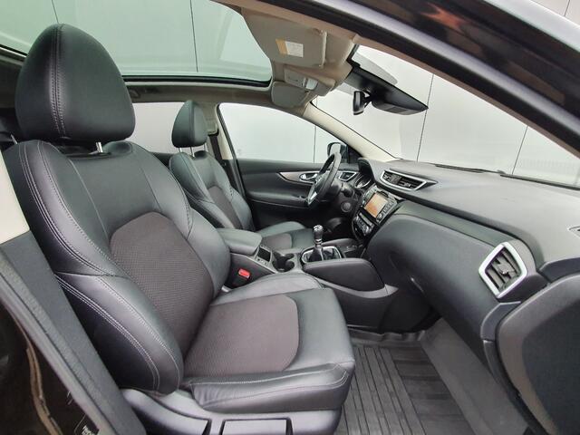 Nissan QASHQAI 1.2 Tekna Navigatie, Panoramadak, 360 Camera, Half Leder, 19"Lm, Climate Control, Cruise Control