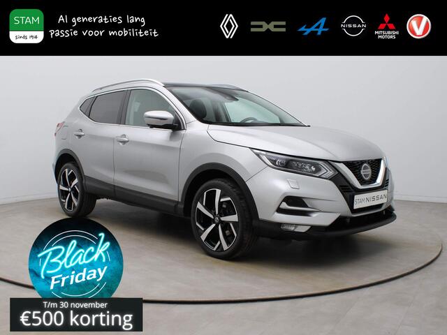 Nissan QASHQAI 160pk DIG-T Tekna AUTOMAAT 360° Camera | Leder | Navi | Panoramadak | Stoelverwarming | 19" Velgen