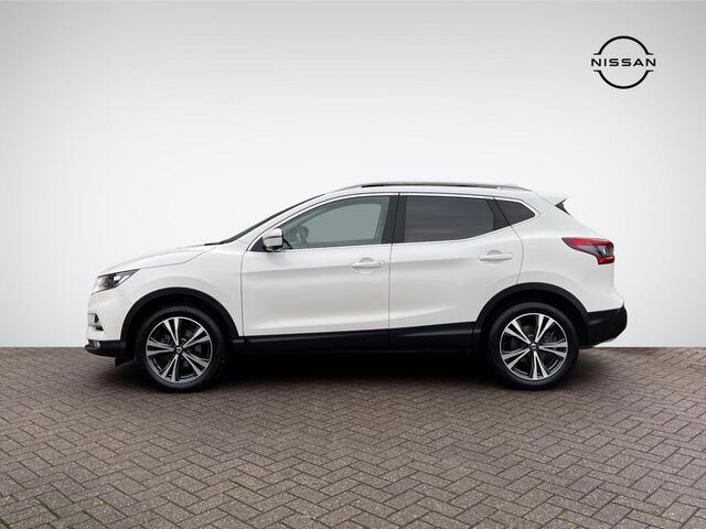 Nissan QASHQAI 1.2 N-Connecta Design Pack | Trekhaak | Panoramadak | Navigatie | 360° Camera | Keyless Entry | Cruise & Climate Control | Rijklaarprijs!