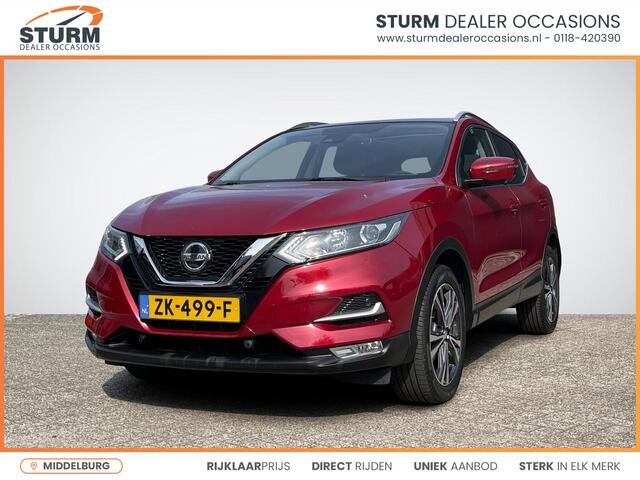 Nissan QASHQAI 1.2 N-Connecta Design Pack | Panoramadak | Navigatie | 360° Camera | Keyless Entry | Cruise & Climate Control | Rijklaarprijs!