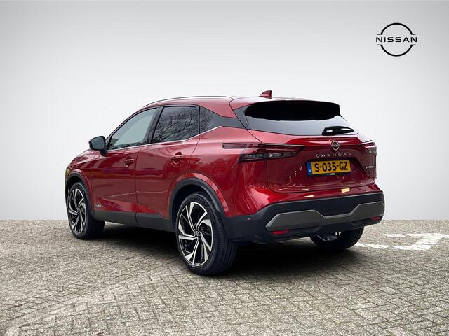 Nissan QASHQAI 1.5 e-Power Tekna Plus | Panoramadak | Nappa Leder | Head-Up Display | BOSE Audio | Stuur- + Stoelverwarming | Geheugenstoel | Rijklaarprijs!
