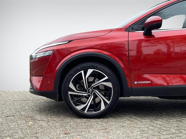 Nissan QASHQAI 1.5 e-Power Tekna Plus | Panoramadak | Nappa Leder | Head-Up Display | BOSE Audio | Stuur- + Stoelverwarming | Geheugenstoel | Rijklaarprijs!