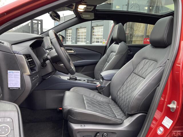 Nissan QASHQAI 1.5 e-Power Tekna Plus | Panoramadak | Nappa Leder | Head-Up Display | BOSE Audio | Stuur- + Stoelverwarming | Geheugenstoel | Rijklaarprijs!