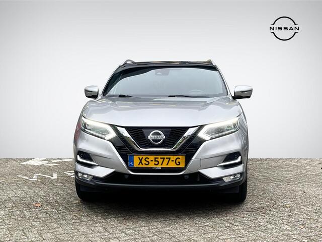 Nissan QASHQAI 1.2 Tekna + | Trekhaak | Panoramadak | BOSE Audio | Nappa Leder | 360° Camera | Geheugenstoel | Rijklaarprijs!