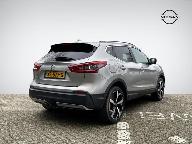 Nissan QASHQAI 1.2 Tekna + | Trekhaak | Panoramadak | BOSE Audio | Nappa Leder | 360° Camera | Geheugenstoel | Rijklaarprijs!