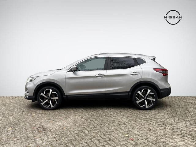 Nissan QASHQAI 1.2 Tekna + | Trekhaak | Panoramadak | BOSE Audio | Nappa Leder | 360° Camera | Geheugenstoel | Rijklaarprijs!