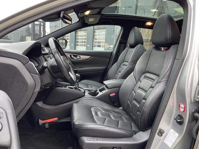 Nissan QASHQAI 1.2 Tekna + | Trekhaak | Panoramadak | BOSE Audio | Nappa Leder | 360° Camera | Geheugenstoel | Rijklaarprijs!