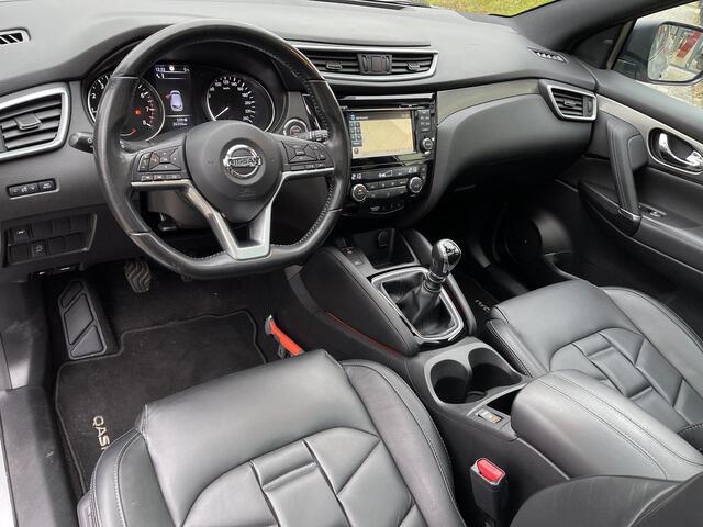 Nissan QASHQAI 1.2 Tekna + | Trekhaak | Panoramadak | BOSE Audio | Nappa Leder | 360° Camera | Geheugenstoel | Rijklaarprijs!