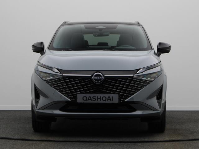 Nissan QASHQAI e-Power 190 1AT N-Design + Panoramisch glazen dak + Cold Pack | 12.3" TFT digitale cockpit | Audiosysteem met DAB, Apple Carplay & Android Auto, USB-aansluiting, stuurwielbediening en 6 luidsprekers | Blind Spot Warning & Intervention (BSW + BSI)
