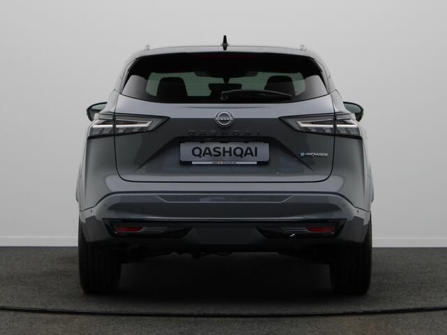 Nissan QASHQAI e-Power 190 1AT N-Design + Panoramisch glazen dak + Cold Pack | 12.3" TFT digitale cockpit | Audiosysteem met DAB, Apple Carplay & Android Auto, USB-aansluiting, stuurwielbediening en 6 luidsprekers | Blind Spot Warning & Intervention (BSW + BSI)