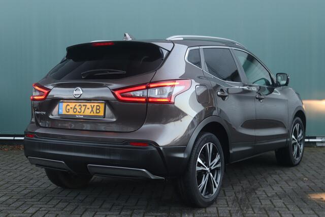 Nissan QASHQAI BWJ 2019 1.3 141 PK DIG-T N-Motion PANORAMADAK / 360 CAMERA / APPLE CARPLAY / ANDROID AUTO / CLIMA / NAVI / CRUISE / BLUETOOTH / LMV 18 INCH / PDC / MULTIFUNCT. STUUR