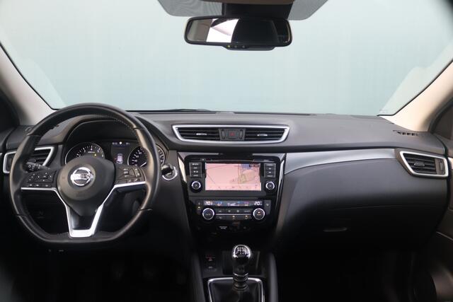 Nissan QASHQAI BWJ 2019 1.3 141 PK DIG-T N-Motion PANORAMADAK / 360 CAMERA / APPLE CARPLAY / ANDROID AUTO / CLIMA / NAVI / CRUISE / BLUETOOTH / LMV 18 INCH / PDC / MULTIFUNCT. STUUR