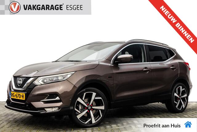 Nissan QASHQAI 1.2 116 PK Tekna + AUTOMAAT RIJKLAAR | Navigatie | 360 Camera | Panoramadak | 19 inch LMV | Leder | PDC V/A |