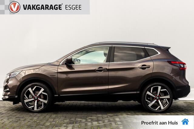 Nissan QASHQAI 1.2 116 PK Tekna + AUTOMAAT RIJKLAAR | Navigatie | 360 Camera | Panoramadak | 19 inch LMV | Leder | PDC V/A |