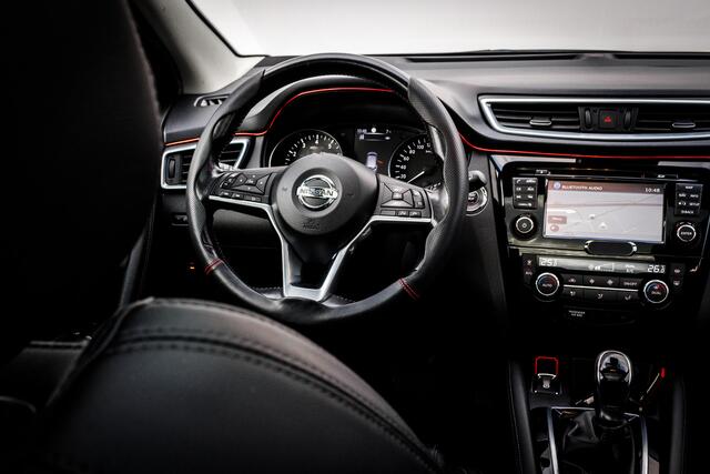 Nissan QASHQAI 1.2 116 PK Tekna + AUTOMAAT RIJKLAAR | Navigatie | 360 Camera | Panoramadak | 19 inch LMV | Leder | PDC V/A |