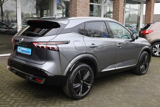 Nissan QASHQAI 1.3 MHEV Xtronic Tekna Plus ZGAN! HUD PRO-PILOT LEER+MEMORY ACC 360-CAMERA RUIT/STUUR/STOELVERWARMING DAB CARPLAY SFEERVERLICHTING ELEK.ACHTERKLEP 19"LMV