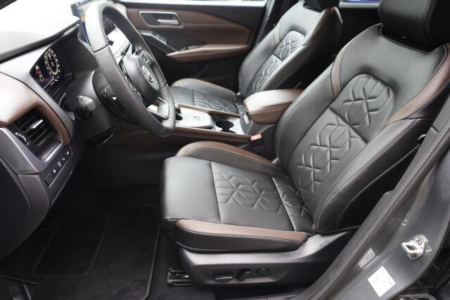 Nissan QASHQAI 1.3 MHEV Xtronic Tekna Plus ZGAN! HUD PRO-PILOT LEER+MEMORY ACC 360-CAMERA RUIT/STUUR/STOELVERWARMING DAB CARPLAY SFEERVERLICHTING ELEK.ACHTERKLEP 19"LMV