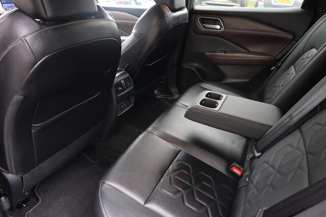 Nissan QASHQAI 1.3 MHEV Xtronic Tekna Plus ZGAN! HUD PRO-PILOT LEER+MEMORY ACC 360-CAMERA RUIT/STUUR/STOELVERWARMING DAB CARPLAY SFEERVERLICHTING ELEK.ACHTERKLEP 19"LMV