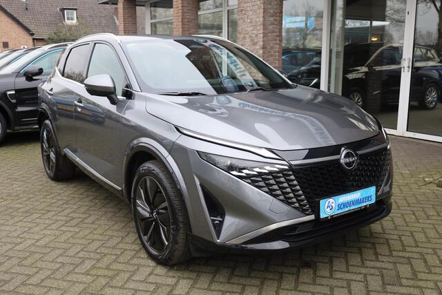Nissan QASHQAI 1.3 MHEV Xtronic Tekna Plus ZGAN! PRO-PILOT LEER+MEMORY ACC 360-CAMERA RUIT/STUUR/STOELVERWARMING DAB CARPLAY SFEERVERLICHTING ELEK.ACHTERKLEP 19"LMV