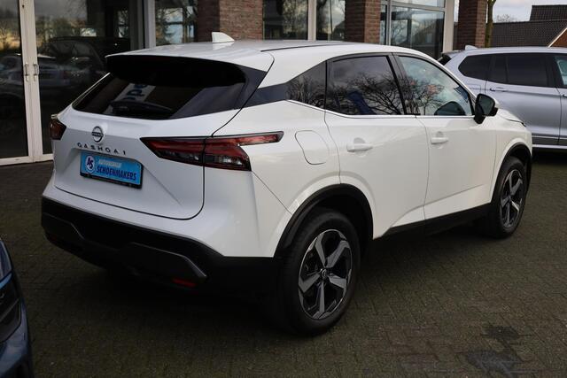 Nissan QASHQAI 1.3 MHEV Xtronic N-Connecta CARPLAY 360-CAMERA RUIT/STUUR/STOELVERWARMING DAB 18"LMV 2xKEYLESS DODEHOEK/VERKEERSBORDDETECTIE ENZ.
