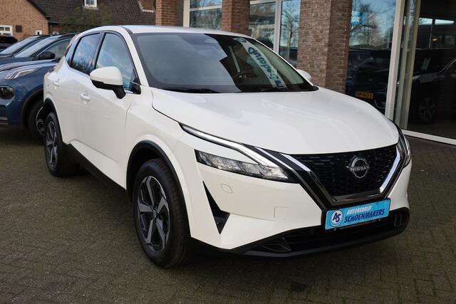 Nissan QASHQAI 1.3 MHEV Xtronic N-Connecta CARPLAY 360-CAMERA RUIT/STUUR/STOELVERWARMING DAB 18"LMV 2xKEYLESS DODEHOEK/VERKEERSBORDDETECTIE ENZ.