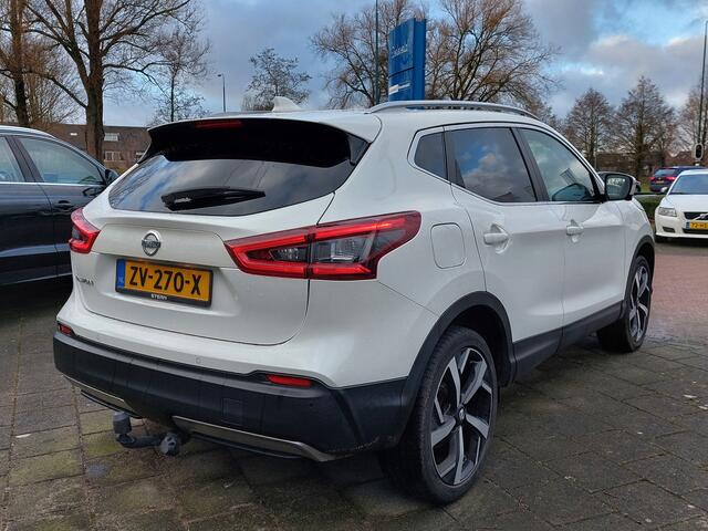 Nissan QASHQAI 1.2 DIG-T 116pk Tekna+ | Origineel NL | Navi | Bose Sound | Clima | Cruise | Leder+Verwarmd+Elek.Verstel | Panoramadak | Keyless Entry | Pdc V+A+Assist+360 Camera | Dodehoek+Rijstrooksensor