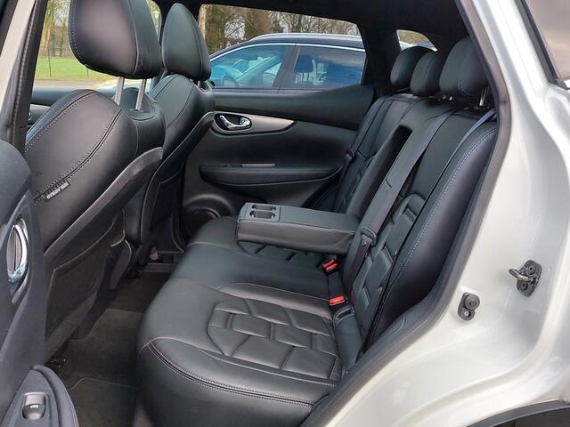 Nissan QASHQAI 1.2 DIG-T 116pk Tekna+ | Origineel NL | Navi | Bose Sound | Clima | Cruise | Leder+Verwarmd+Elek.Verstel | Panoramadak | Keyless Entry | Pdc V+A+Assist+360 Camera | Dodehoek+Rijstrooksensor