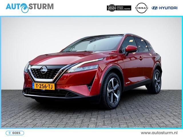 Nissan QASHQAI 1.5 e-Power N-Connecta Design Pack | Trekhaak | Panoramadak | Navigatie | 360° Camera | Apple Carplay/Android Auto | Dodehoek | Adapt. Cruise Control | Rijklaarprijs!