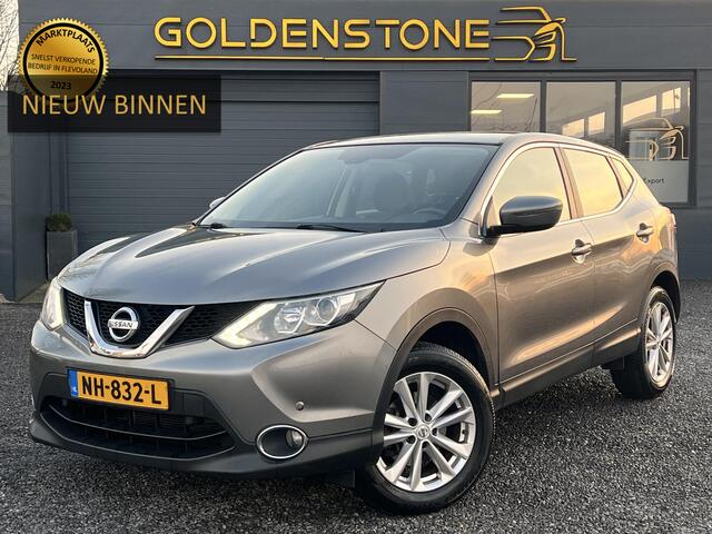 Nissan QASHQAI 1.2 Acenta 2e Eigenaar,Trekhaak,Clima,Cruise,Pdc voor+Achter,LMV,6 Bak,Apk tot 01-2026