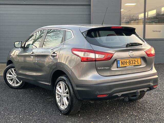 Nissan QASHQAI 1.2 Acenta 2e Eigenaar,Trekhaak,Clima,Cruise,Pdc voor+Achter,LMV,6 Bak,Apk tot 01-2026