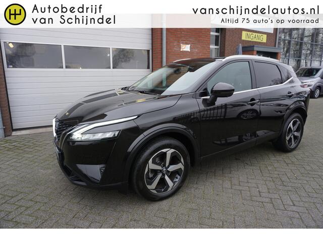 Nissan QASHQAI 1.3 MHEV 158PK XTRONIC N-CONNECTA OKT 2022 PANORAMADAK FULL LED 360CAMERA 18INCH ADAPTIEVE CRUISE ANDROID/APPLECARPLAY GROOT NAVI ECC AIRCO BLUETOOTH PDC V+A ENZ...