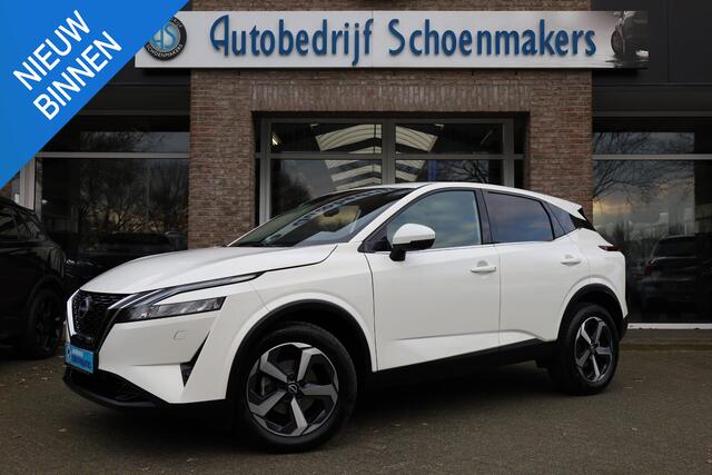 Nissan QASHQAI 1.3 MHEV Xtronic N-Connecta CARPLAY 360-CAMERA RUIT/STUUR/STOELVERWARMING DAB 18"LMV 2xKEYLESS DODEHOEK/VERKEERSBORDDETECTIE ENZ.