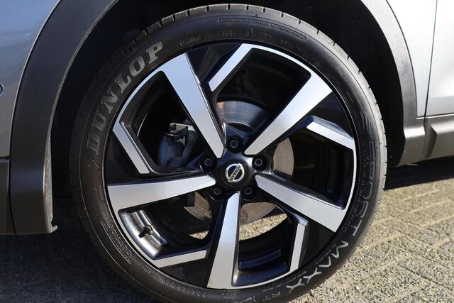 Nissan QASHQAI 1.3 DIG-T Tekna 360-CAMERA PANO CARPLAY DAB RUIT+STOELVERW. 19"LMV HALFLEER NAVI CRUISE 2xPDC CLIMA DODEHOEKSENSOR ENZ!
