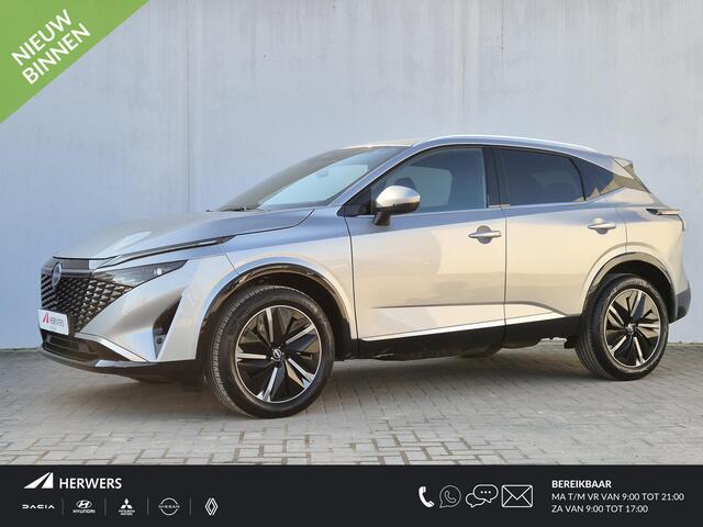 Nissan QASHQAI 1.3 MHEV Xtronic Tekna Automaat / Cold Pack / Nieuw model / Facelift / Rondomzicht camera / HUD / Trekgewicht 1800 Kg / Elektrische bedienbare achterklep / Apple Carplay Android Auto /