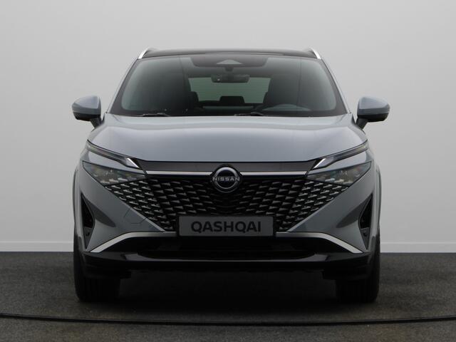 Nissan QASHQAI Mild-Hybrid 140 6MT Tekna + Panoramisch glazen dak + Cold Pack | 12.3" TFT digitale cockpit | Audiosysteem met DAB, Apple Carplay & Android Auto, USB-aansluiting, stuurwielbediening en 6 luidsprekers | Automatische achterklep met handsfree functie (voetse