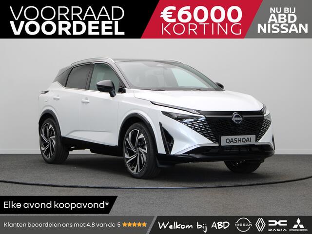 Nissan QASHQAI Mild-Hybrid 158 Xtronic Tekna Plus + Two Tone | 12.3" TFT digitale cockpit | Automatische achterklep met handsfree functie (voetsensor) | Blind Spot Warning & Intervention (BSW + BSI)