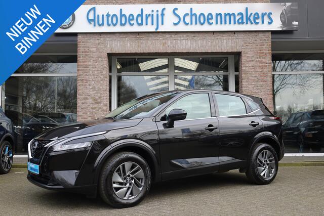 Nissan QASHQAI 1.3 MHEV CARPLAY CAMERA RUIT/STUUR/STOELVERWARMING DAB 17"LMV 2xKEYLESS DODEHOEK/VERKEERSBORDDETECTIE ENZ.