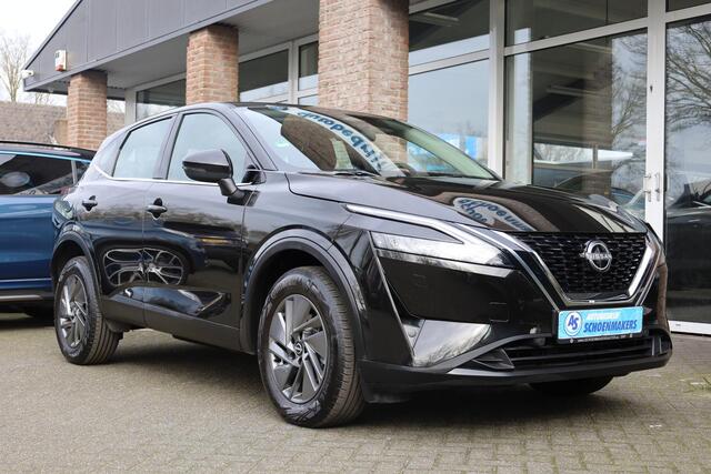 Nissan QASHQAI 1.3 MHEV CARPLAY CAMERA RUIT/STUUR/STOELVERWARMING DAB 17"LMV 2xKEYLESS DODEHOEK/VERKEERSBORDDETECTIE ENZ.