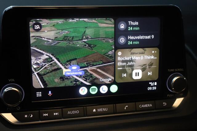 Nissan QASHQAI 1.3 MHEV CARPLAY CAMERA RUIT/STUUR/STOELVERWARMING DAB 17"LMV 2xKEYLESS DODEHOEK/VERKEERSBORDDETECTIE ENZ.
