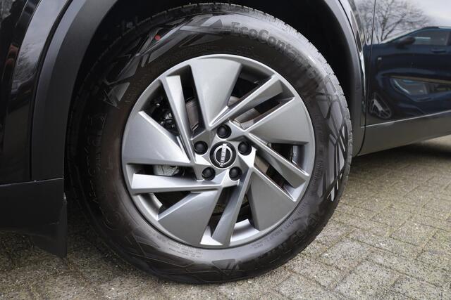 Nissan QASHQAI 1.3 MHEV CARPLAY CAMERA RUIT/STUUR/STOELVERWARMING DAB 17"LMV 2xKEYLESS DODEHOEK/VERKEERSBORDDETECTIE ENZ.