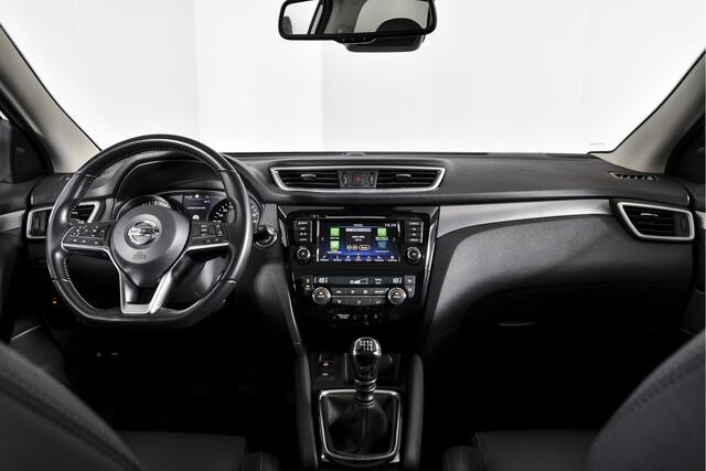 Nissan QASHQAI 1.3 DIG-T 140 PK Tekna | Pano dak | Stoel + Voorraamverw. | PDC | 360 Camera | NAV + App. Connect | ECC | DAB | LM 19" |