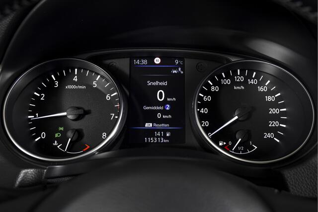 Nissan QASHQAI 1.3 DIG-T 140 PK Tekna | Pano dak | Stoel + Voorraamverw. | PDC | 360 Camera | NAV + App. Connect | ECC | DAB | LM 19" |