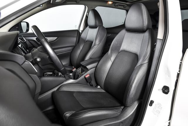 Nissan QASHQAI 1.3 DIG-T 140 PK Tekna | Pano dak | Stoel + Voorraamverw. | PDC | 360 Camera | NAV + App. Connect | ECC | DAB | LM 19" |