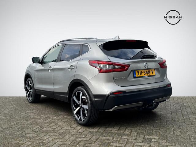 Nissan QASHQAI 1.2 Tekna | Trekhaak | Panoramadak | Navigatie | 360° Camera | Stoelverwarming | LED Koplampen | 19'' Velgen | Rijklaarprijs!